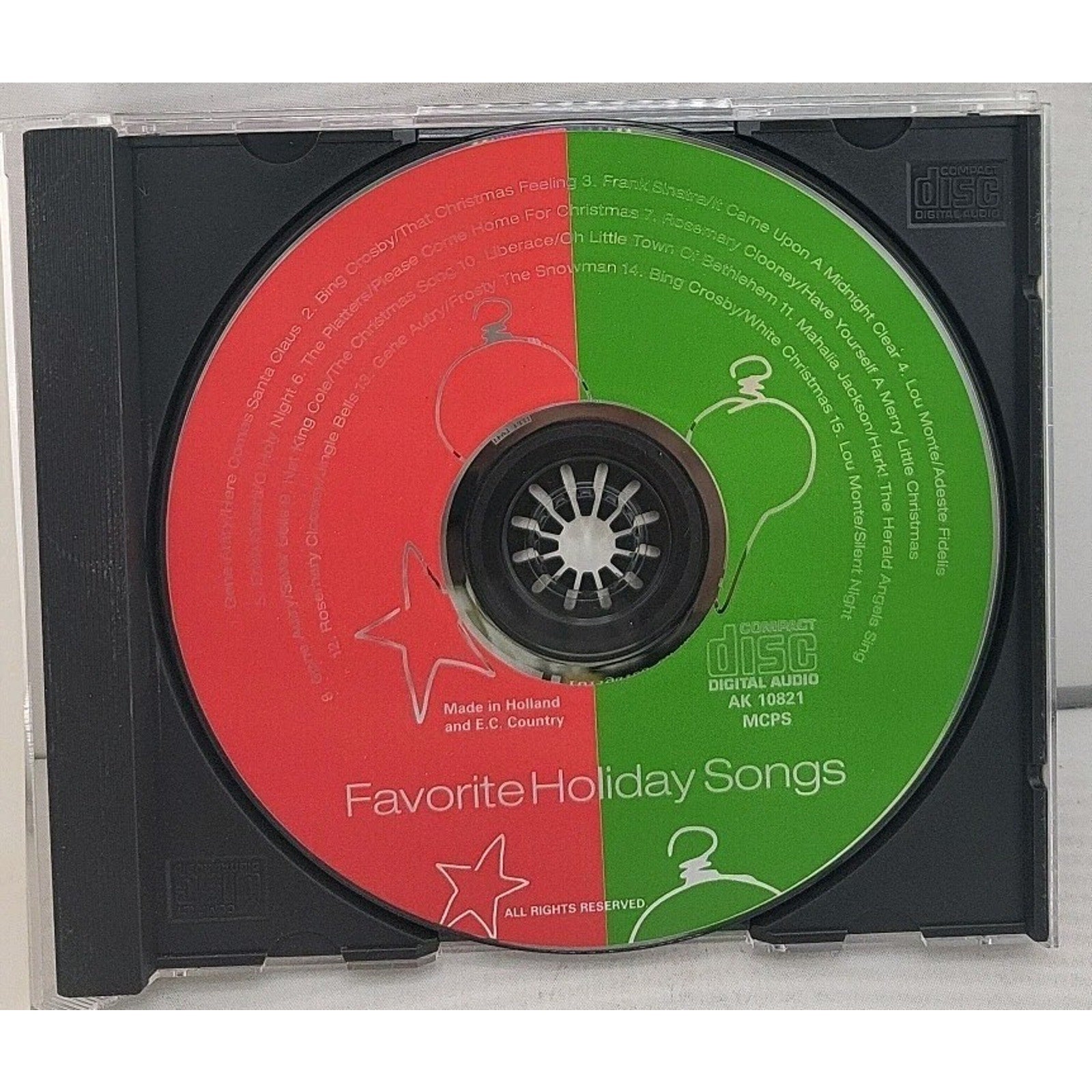 Favorite Holiday Songs by Various Artists (CD, 2000)