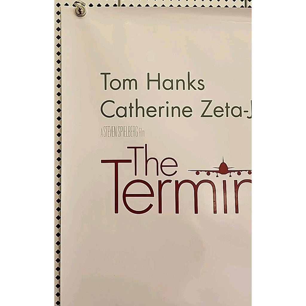 The Terminal Movie Poster 2 Sided Original 27x40 Tom Hanks Steven Spielberg