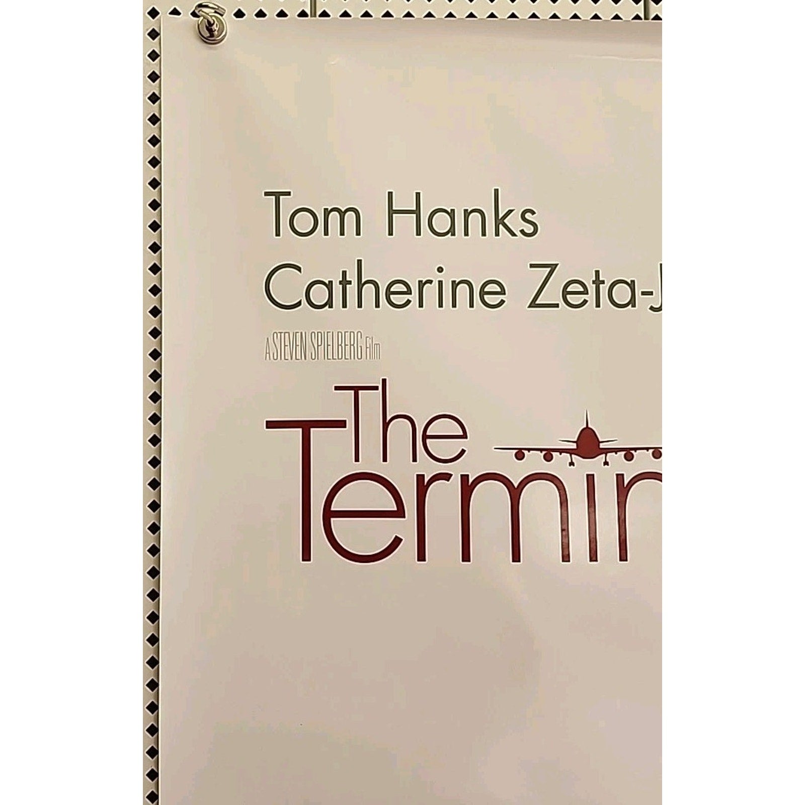 The Terminal Movie Poster 2 Sided Original 27x40 Tom Hanks Steven Spielberg
