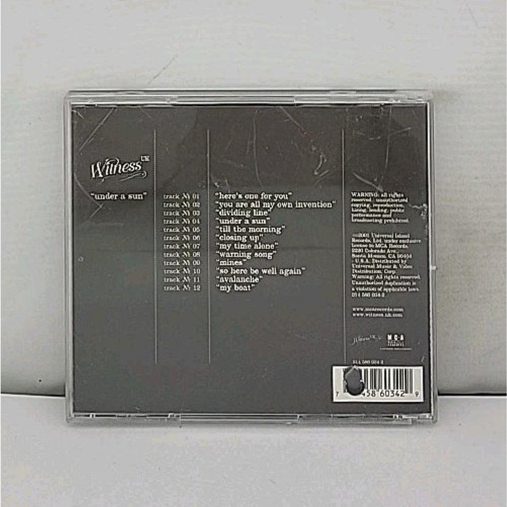 Under a Sun by Witness Uk (CD, 2001)