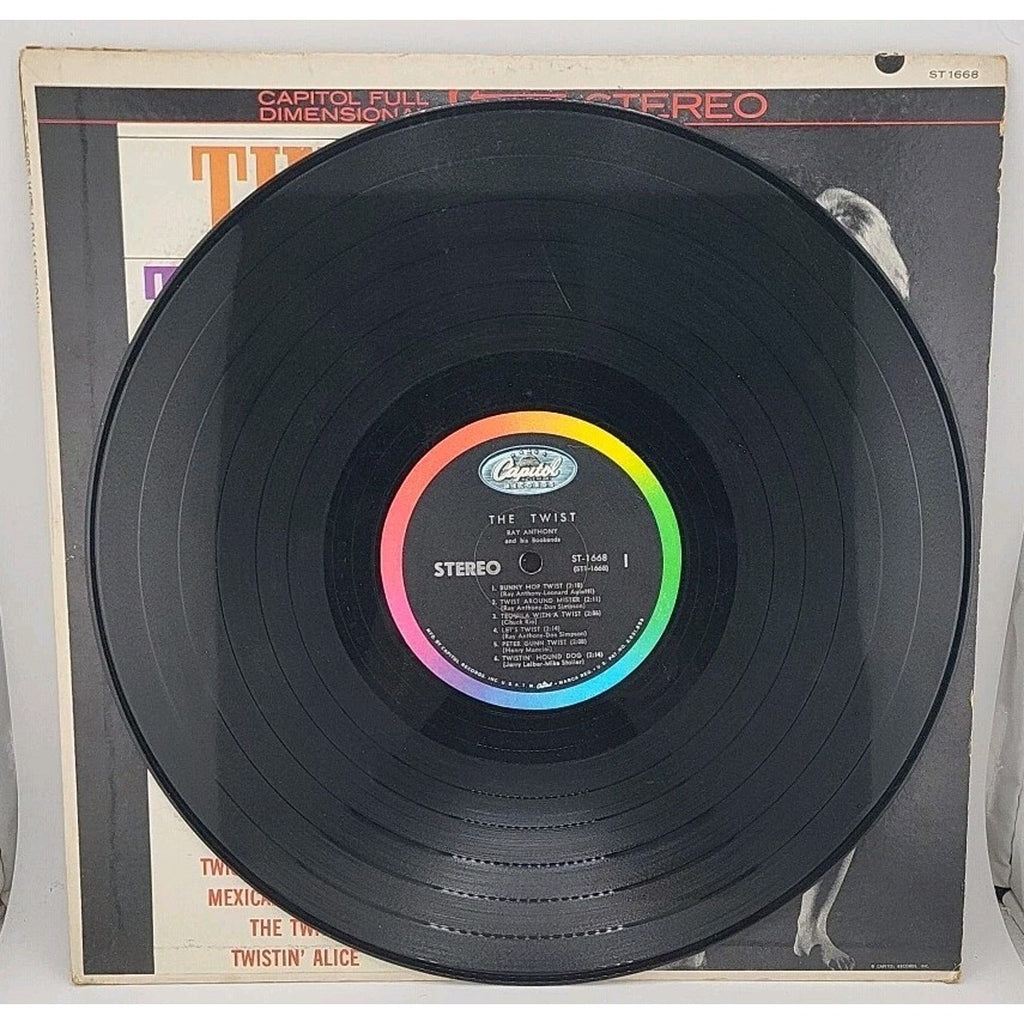 The Twist With Ray Anthony & His Bookends Capitol Records 33 RPM Vinyl Album LP