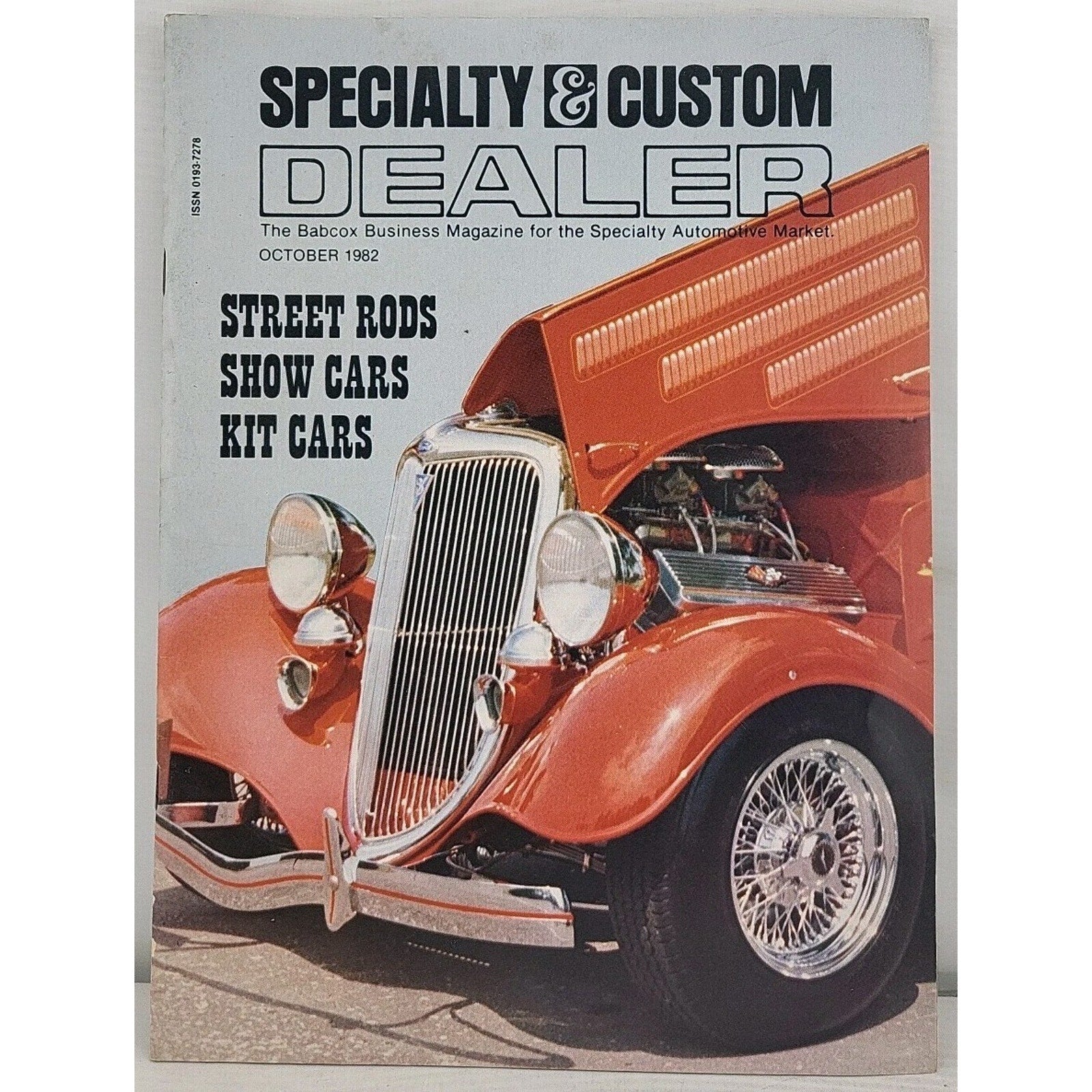 Specialty & Custom Dealer Magazine - October 1982 - Volume 17 Number 10