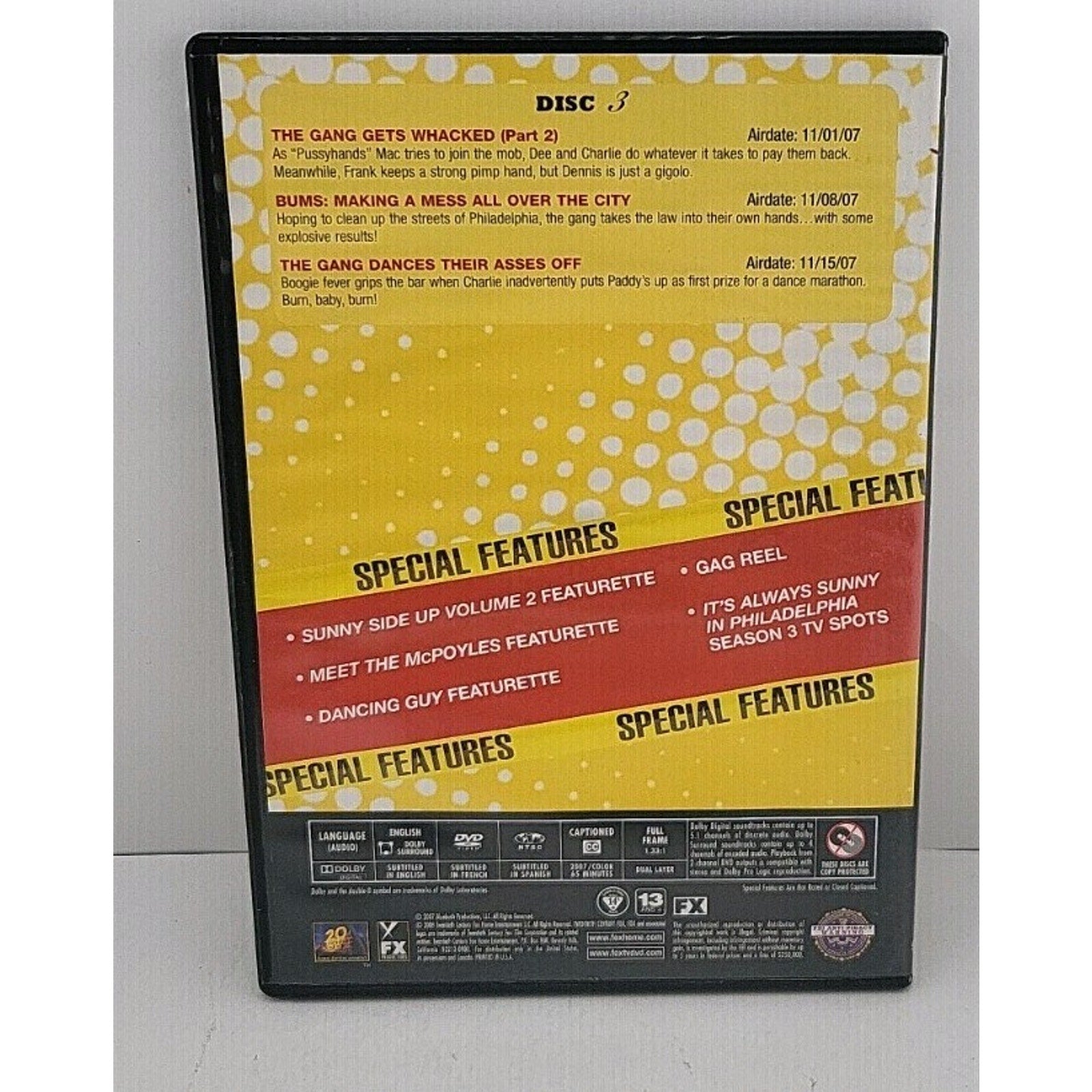 It's Always Sunny in Philadelphia: Season 03 (DVD, 2007)