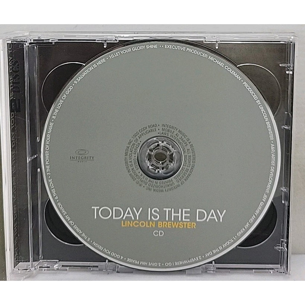 Today is the Day Deluxe Edition Lincoln Brewster 2009 Integrity Music CD/DVD