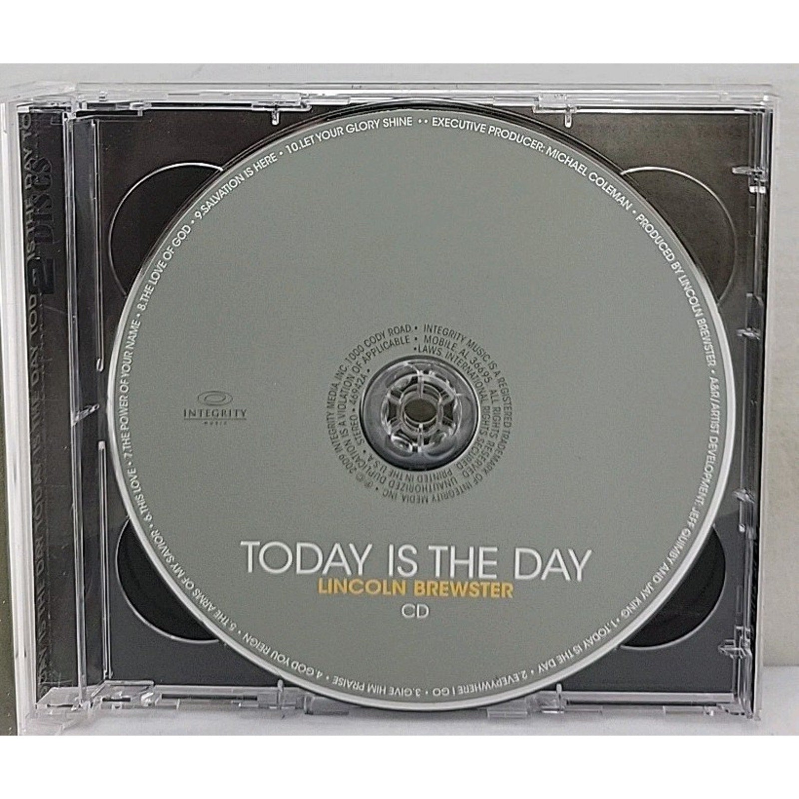 Today is the Day Deluxe Edition Lincoln Brewster 2009 Integrity Music CD/DVD