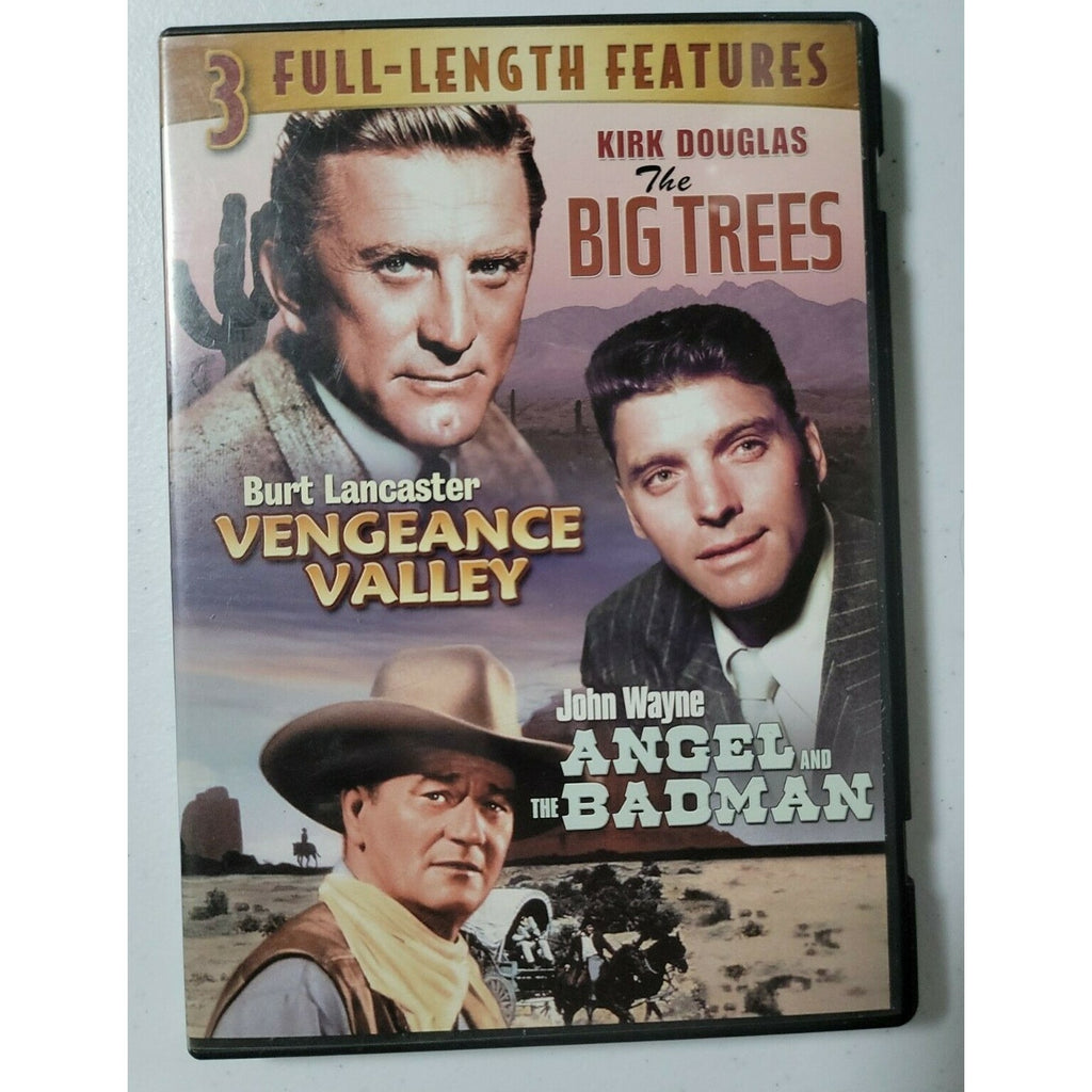 The Big Trees / Vengeance Valley / Angel and The Badman (DVD)