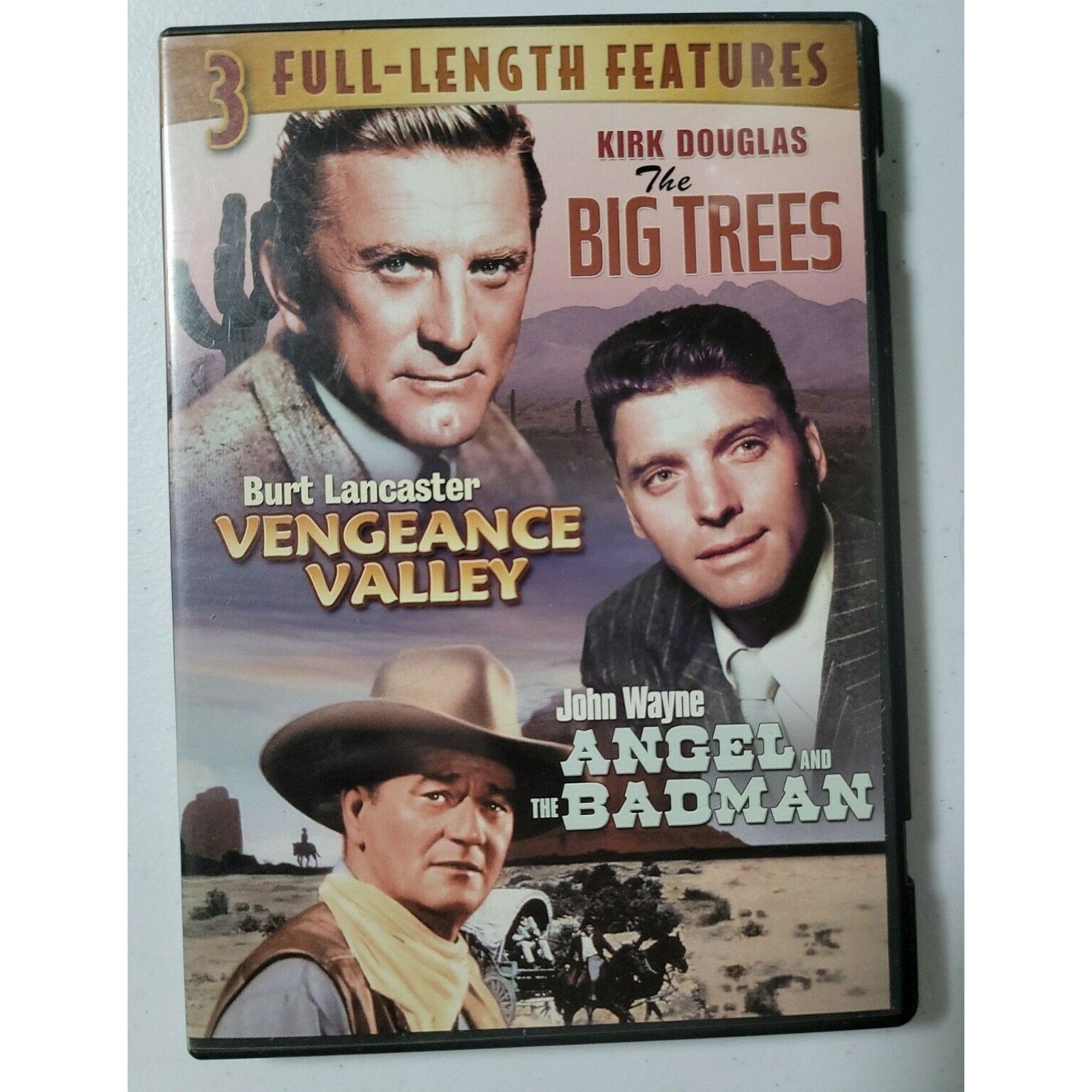 The Big Trees / Vengeance Valley / Angel and The Badman (DVD)