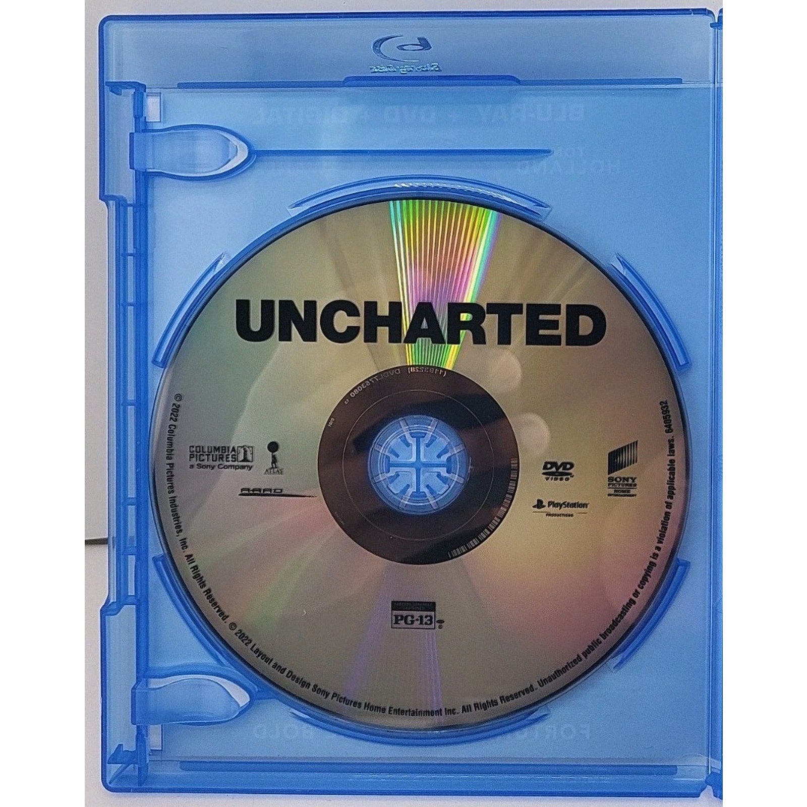 Uncharted (Blu-ray,DVD 2022)