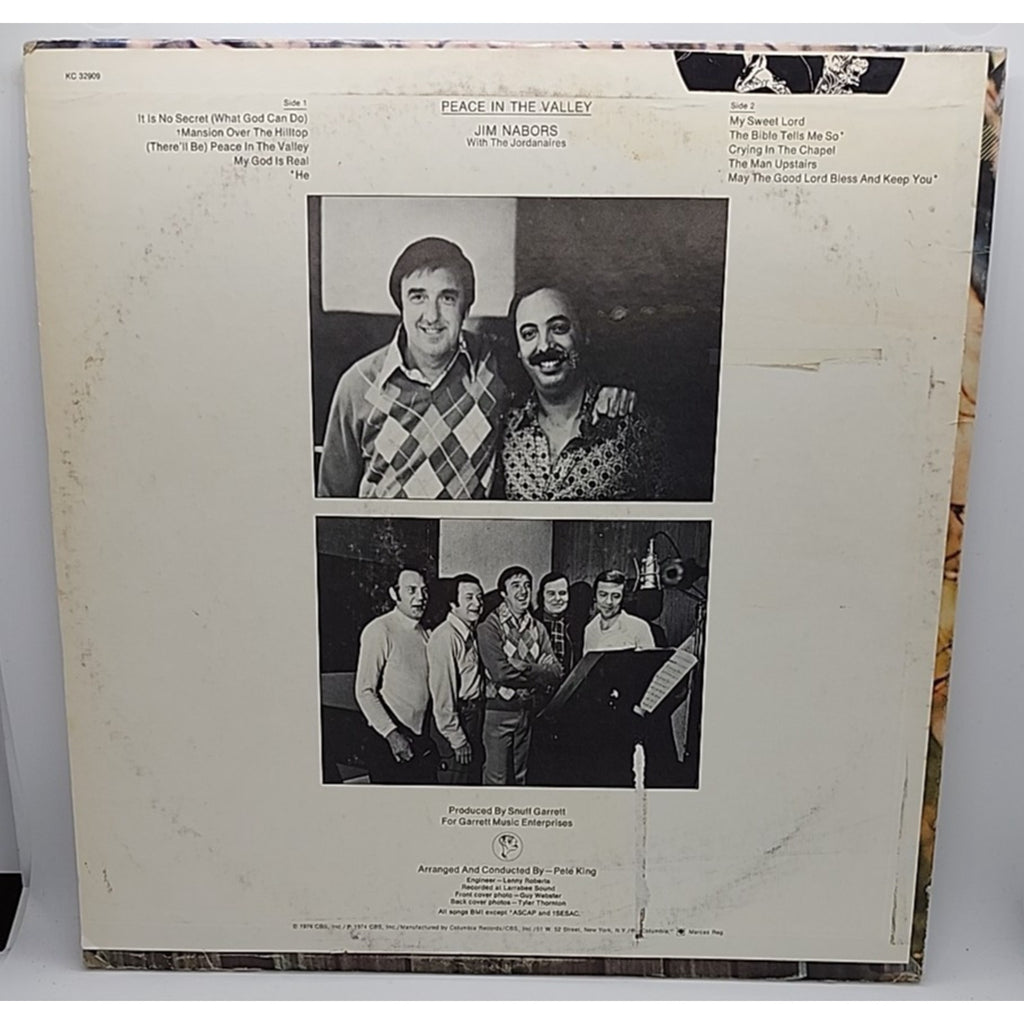 Jim Nabors Peace In The Valley (Record)