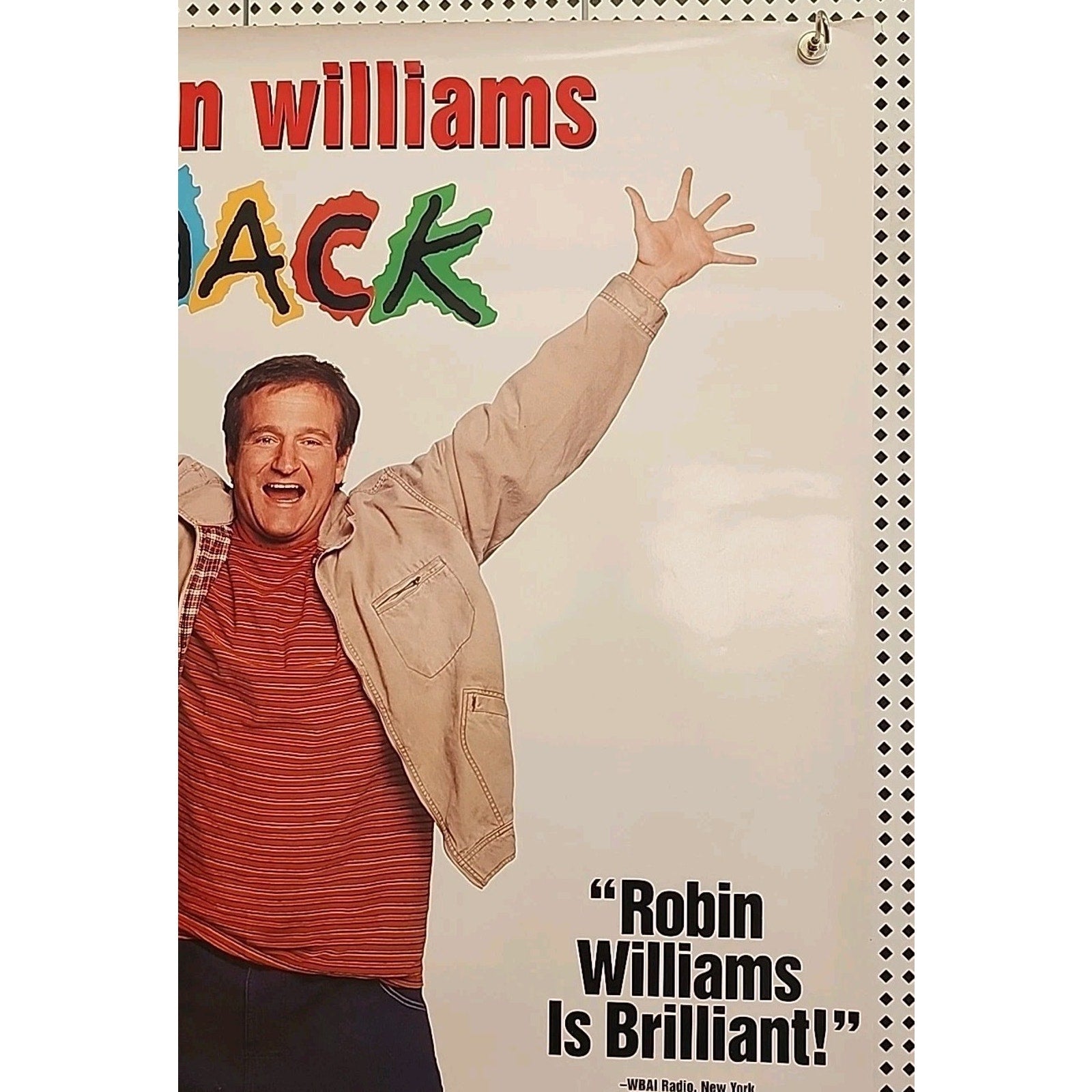 Jack Movie Poster Original Rolled 26x40 Robin Williams Promo