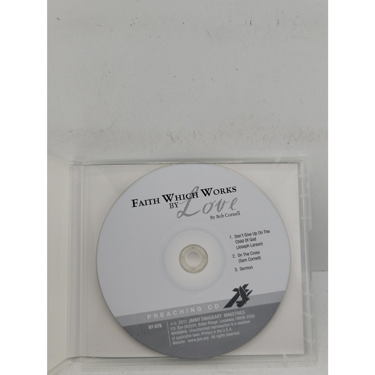 Faith Which Works by Love by Bob Cornell Christian Audio Disc