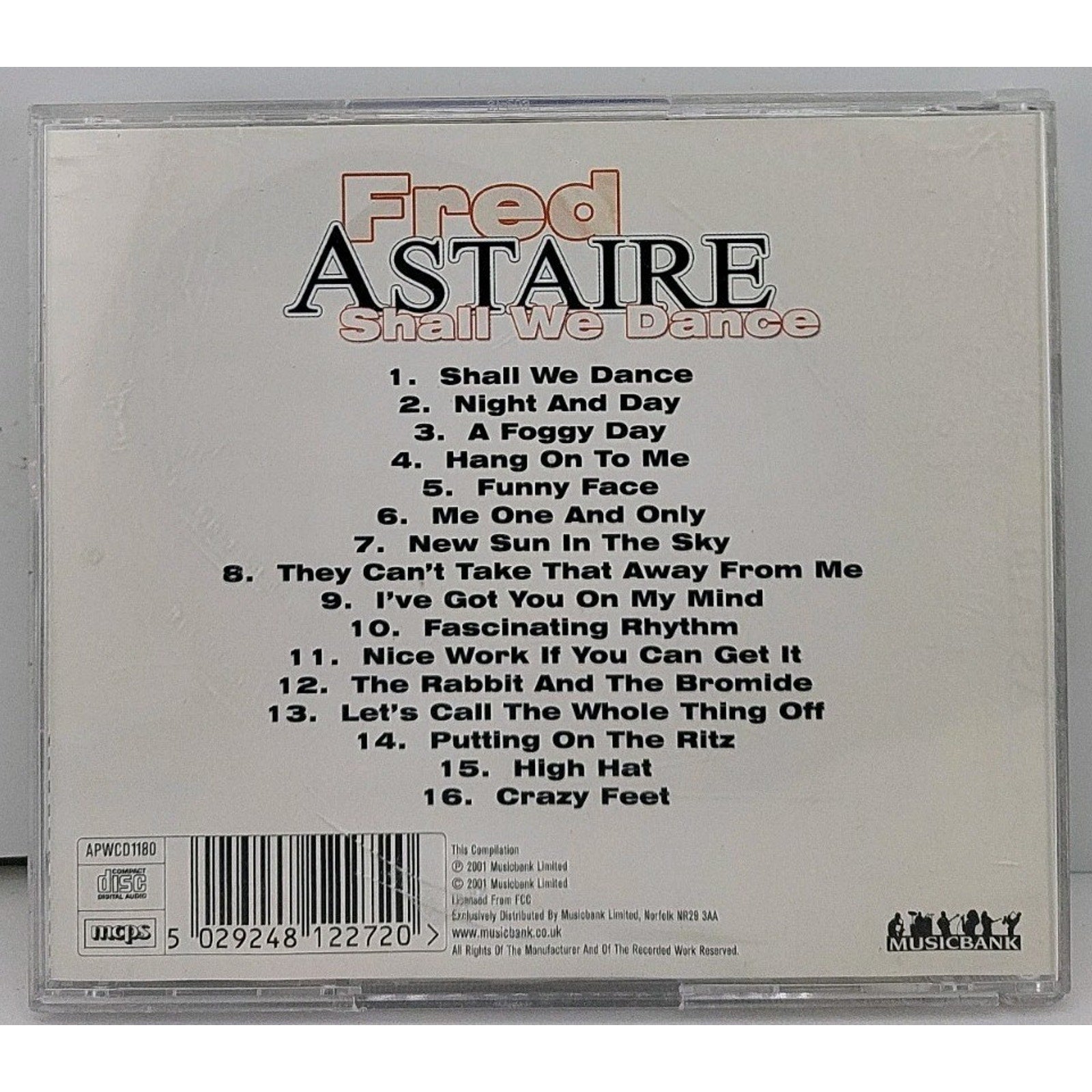 Fred Astaire Shall We Dance CD