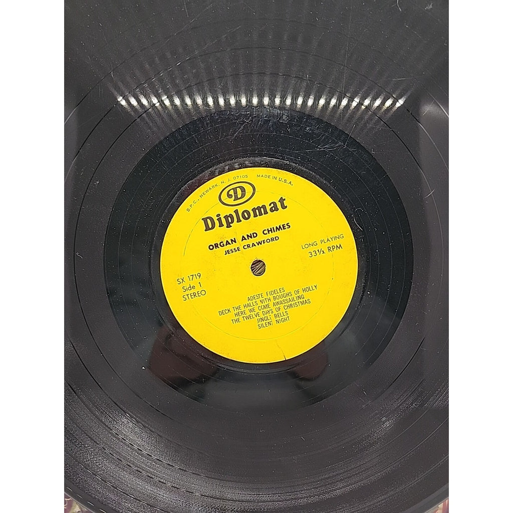 Jesse Crawford - Christmas Organ And Chimes Diplomat SX-1719 (Record)