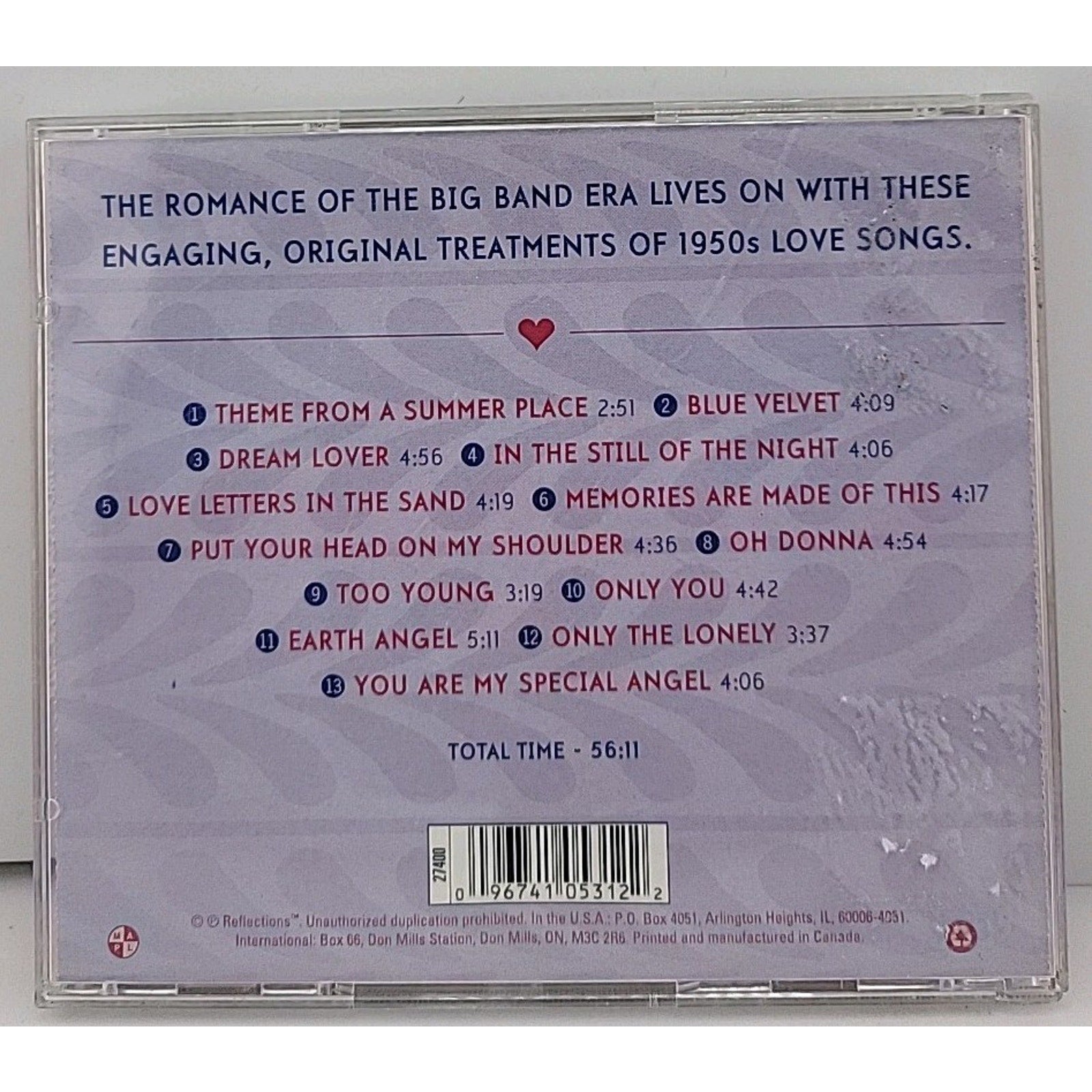 Big Band Romance 1950s - Audio CD