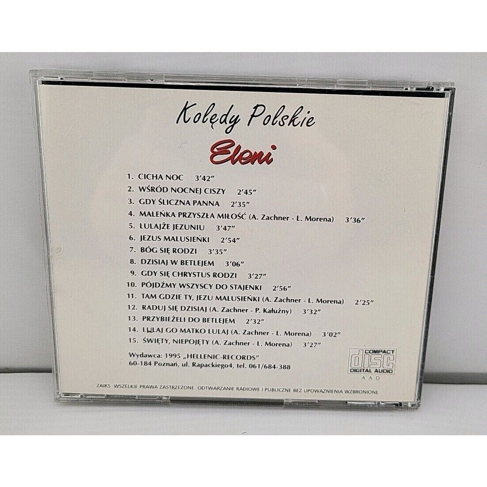 Koledy Polskie Eleni CD