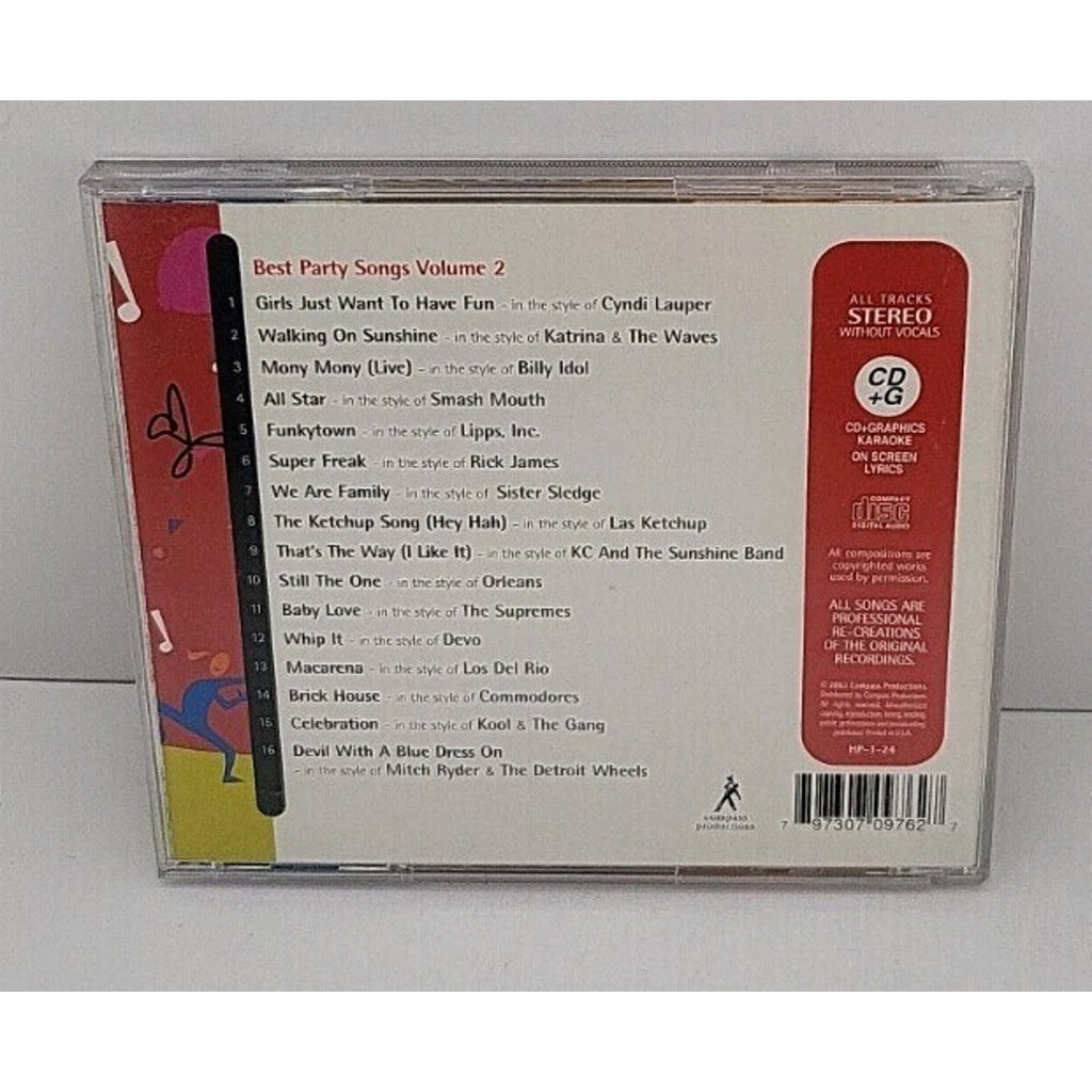 Best Party Songs Volume 2 - House Party Karaoke CD
