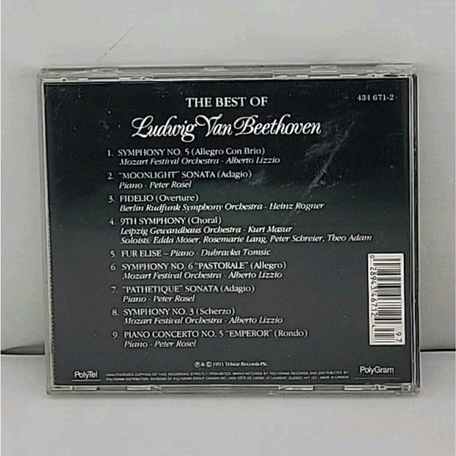 The Best Of Ludwig Van Beethoven CD
