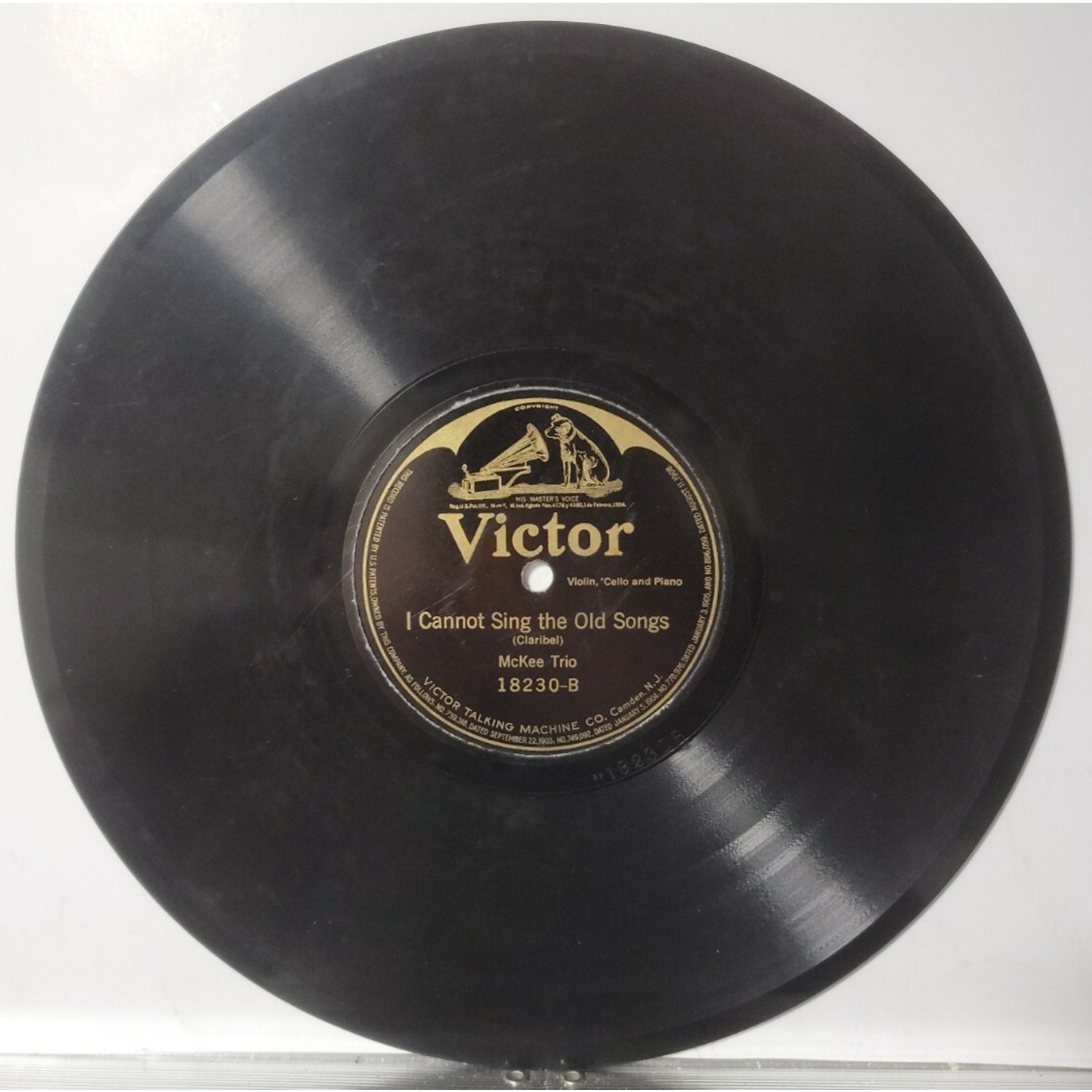 Mckee Trio - I Cannot Sing The Old Songs / The Vacant Chair (Vinyl)