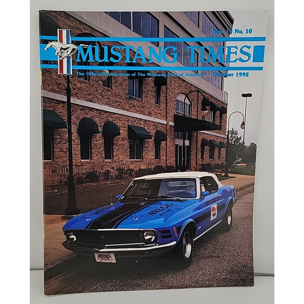 Mustang Times October 1992 Magazine