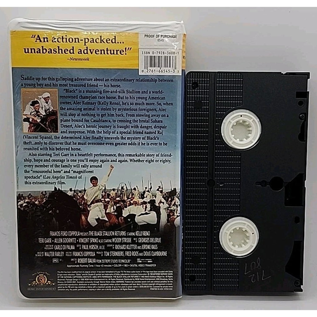 The Black Stallion Returns (VHS, 1997, Clamshell)