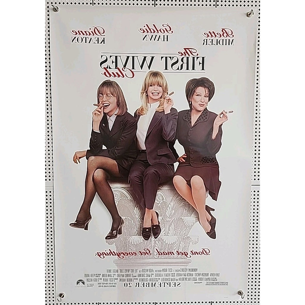First Wives Club Movie Poster 27x40 Bette Midler, Goldie Hawn, Diane Keaton
