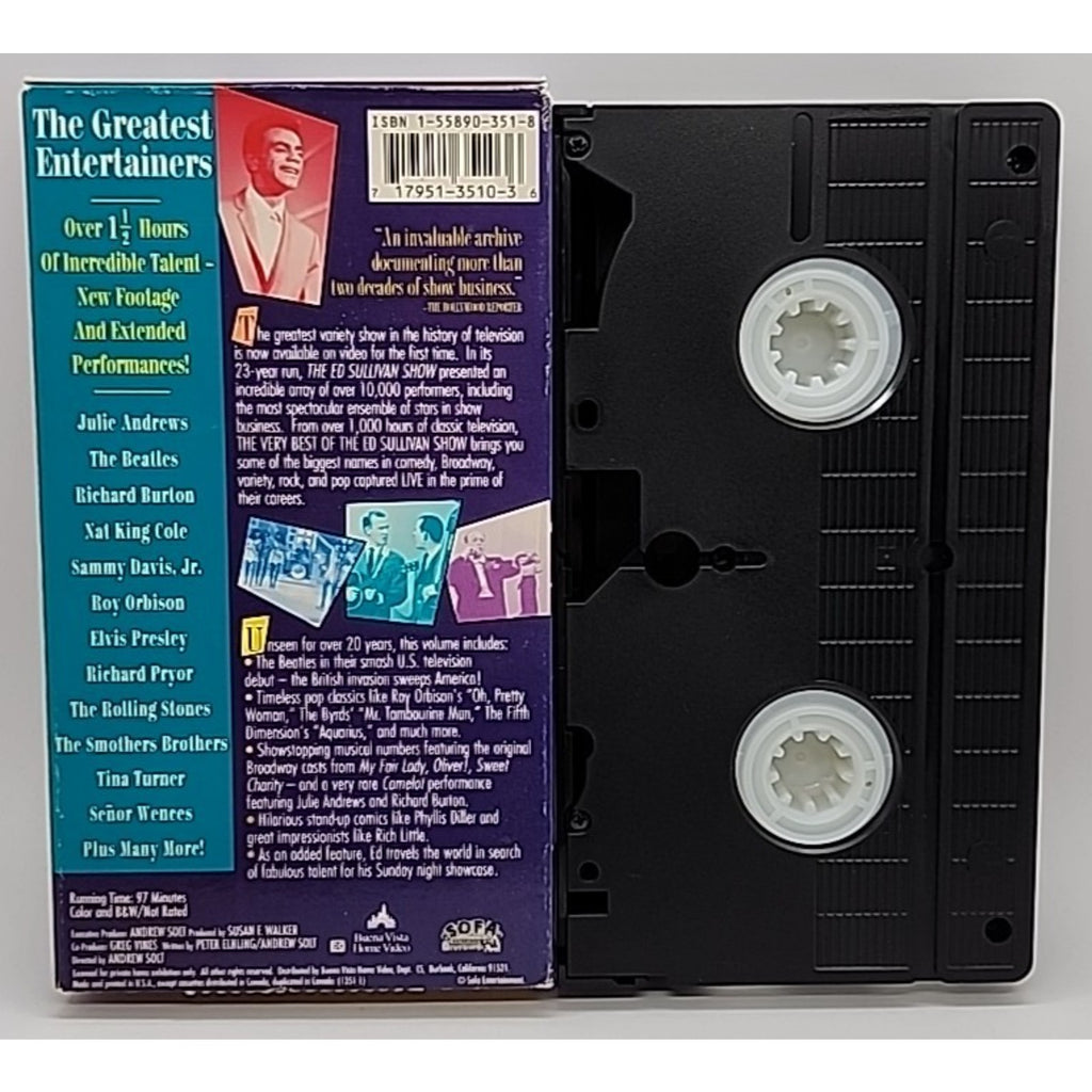 Very Best of the Ed Sullivan Show, The - The Greatest Entertainers (VHS, 1992)