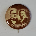 McKinley & Roosevelt (Pin/Button) - Reproduction