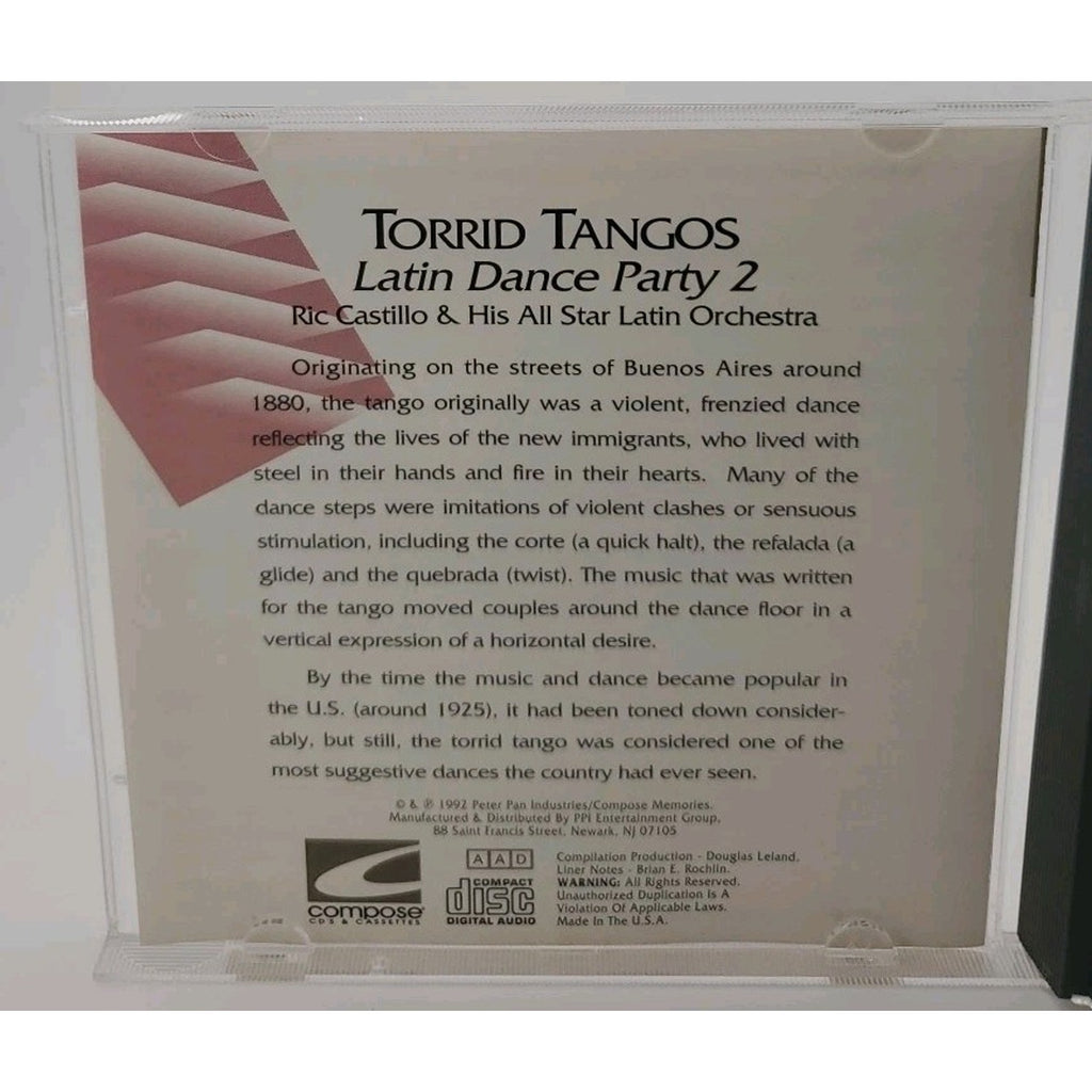 Torrid Tangos: Latin Dance Party 2 CD