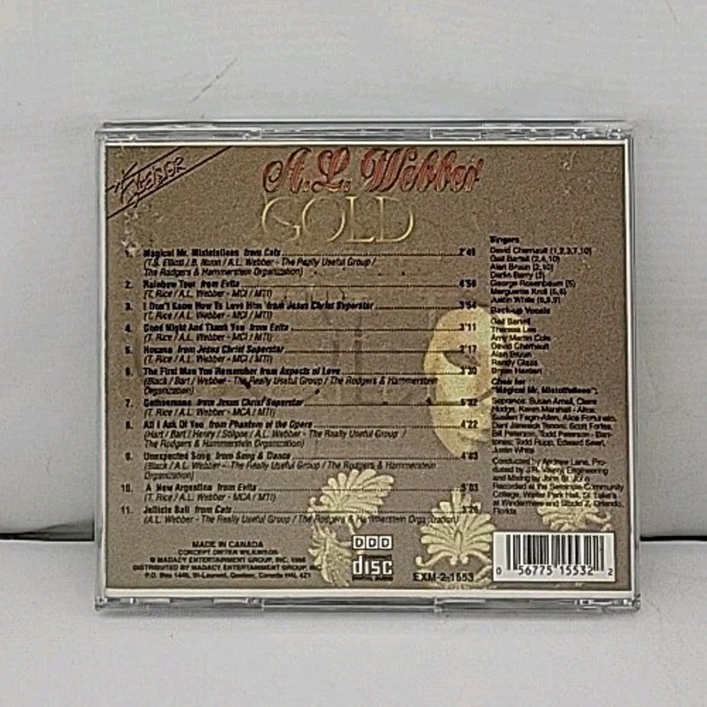 Andrew Lloyd Webber - Gold (1996) Music CD Orlando Pops Orchestra