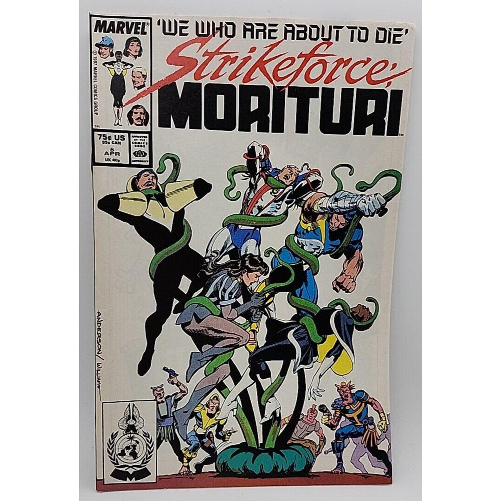 Strikeforce: Morituri #5 1987 Marvel Comics Comic Book