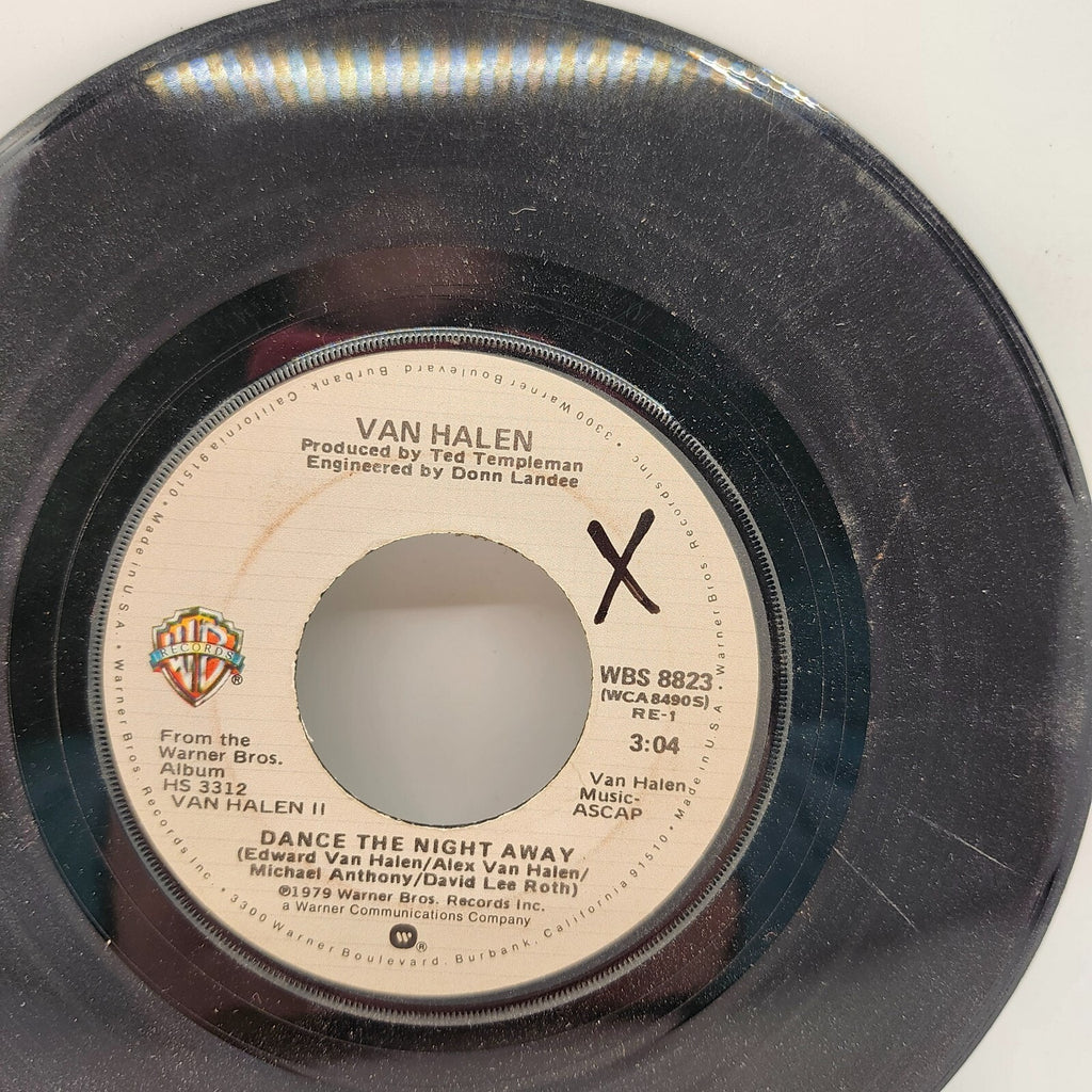 Dance the Night Away / Outta Love Again by Van Halen (Record) - WBS 8823