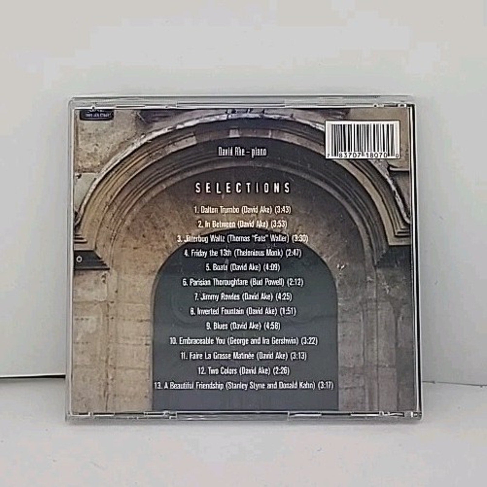 David Ake, In Between, CD, Fats Waller, Piano Solo, Thelonious Monk, Mood Music
