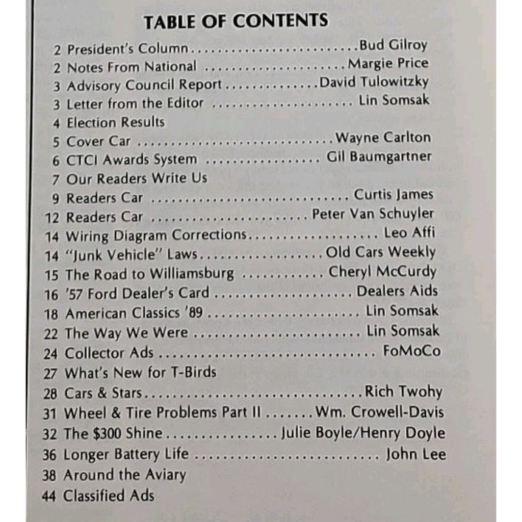 Early Bird Magazine January-February 1989