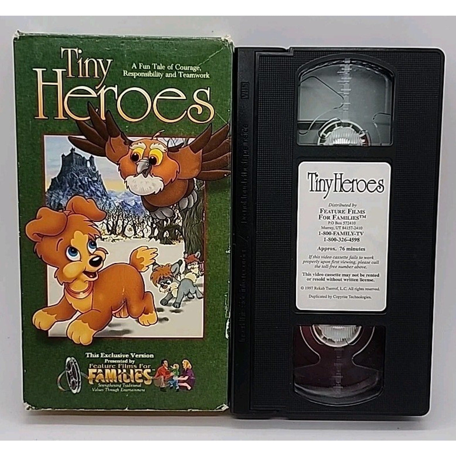 Tiny Heroes (VHS, 1997)