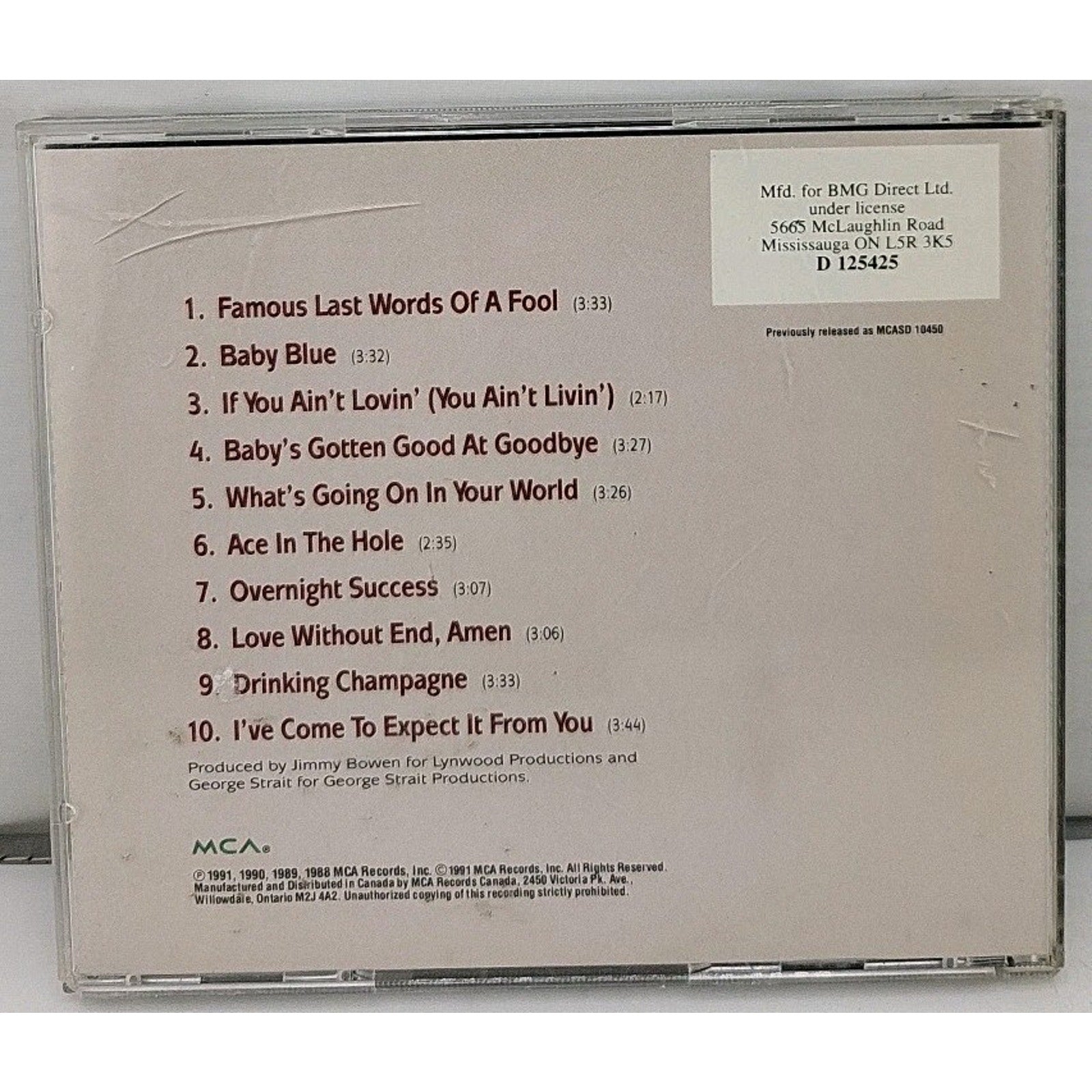 Ten Strait Hits by George Strait (CD, 2006)