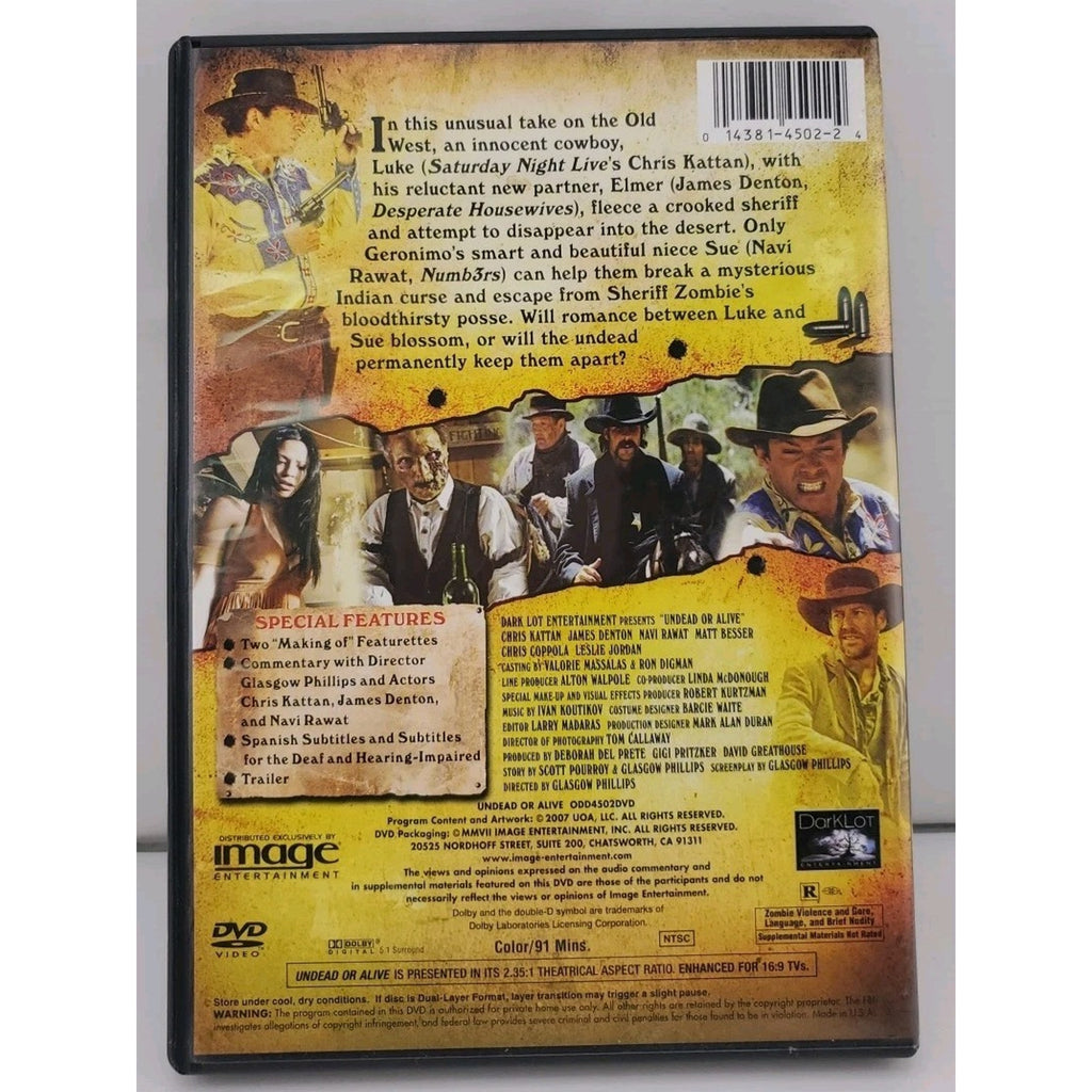 Undead or Alive (DVD, 2007)