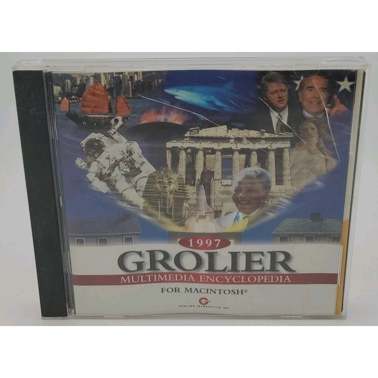 1997 Grolier Multimedia Encyclopedia For Macintosh Grolier Interative CD