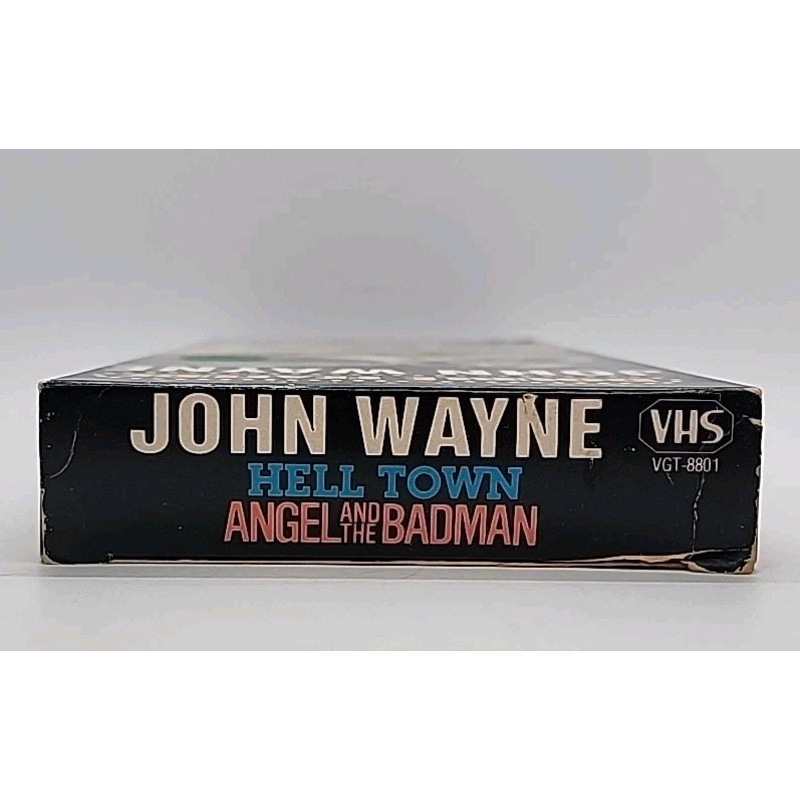 John Wayne Double Feature Hell Town/Angel and the Badman (VHS, 1986)