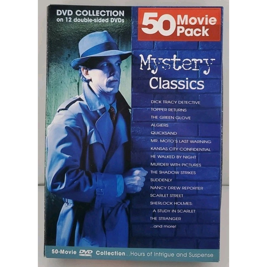 Mystery Classics 50 Movie Pack (DVD, 2004, 12-Disc Set)