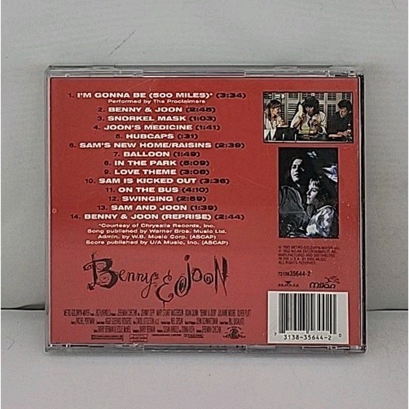 Benny & Joon (Original Soundtrack) by Rachel Portman (CD, 1993)