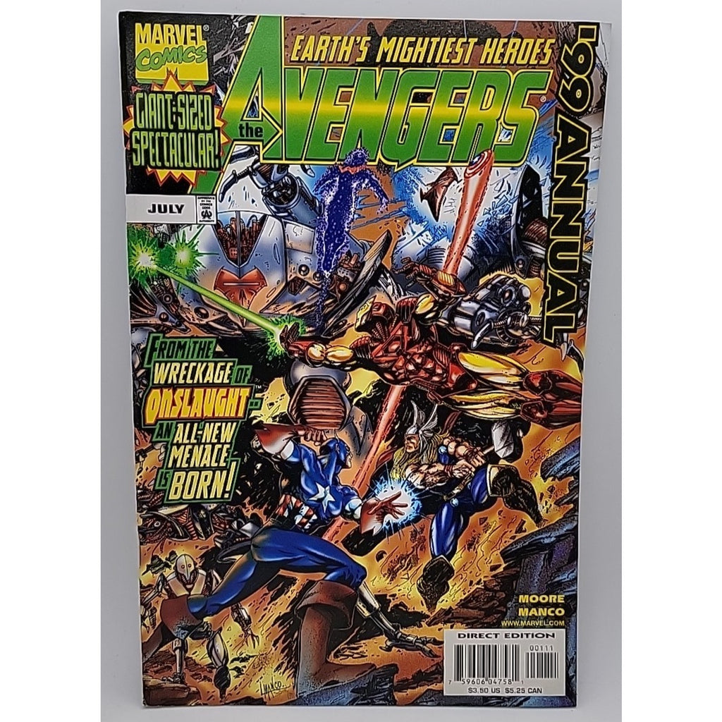The Avengers #1 Marvel Comic Book 1999 Annual 30 TJ72