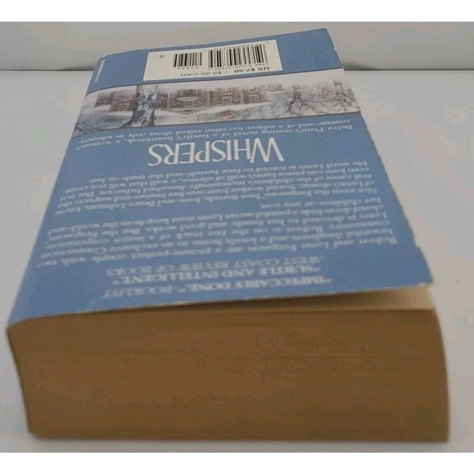 Whispers : A Novel by Belva Plain (1994, Mass Market)