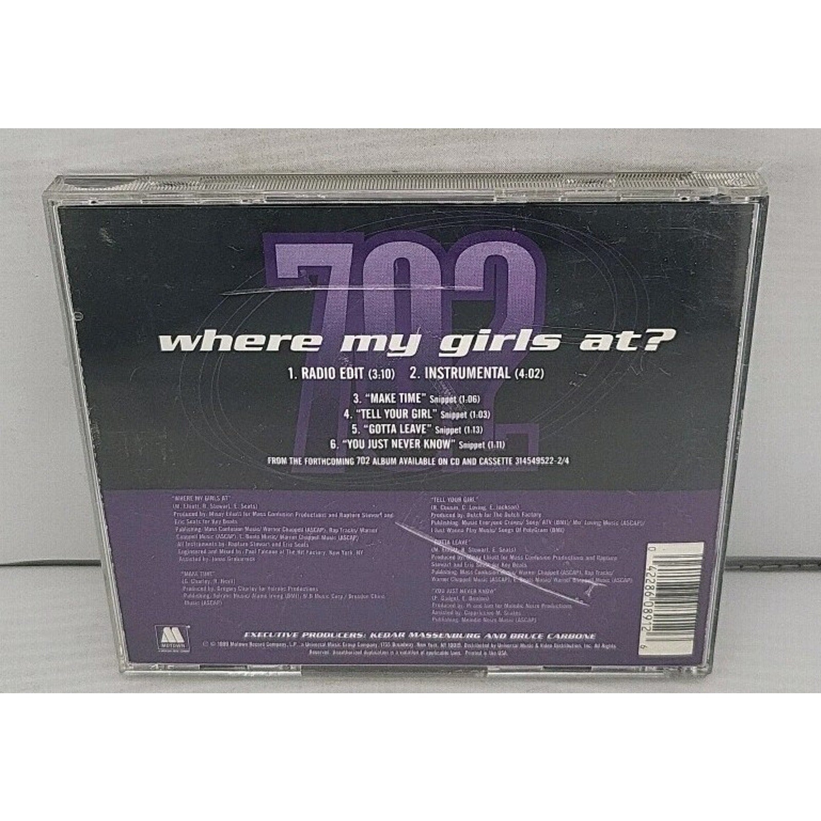 Where My Girls At? [Single] by 702 (CD, Apr-1999, Motown)