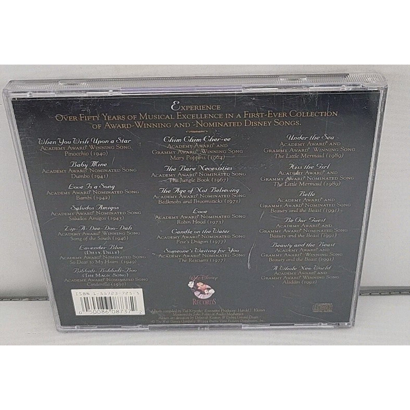 And the Winner Is...A Collection of Honored Disney Classic Songs by Disney (CD,