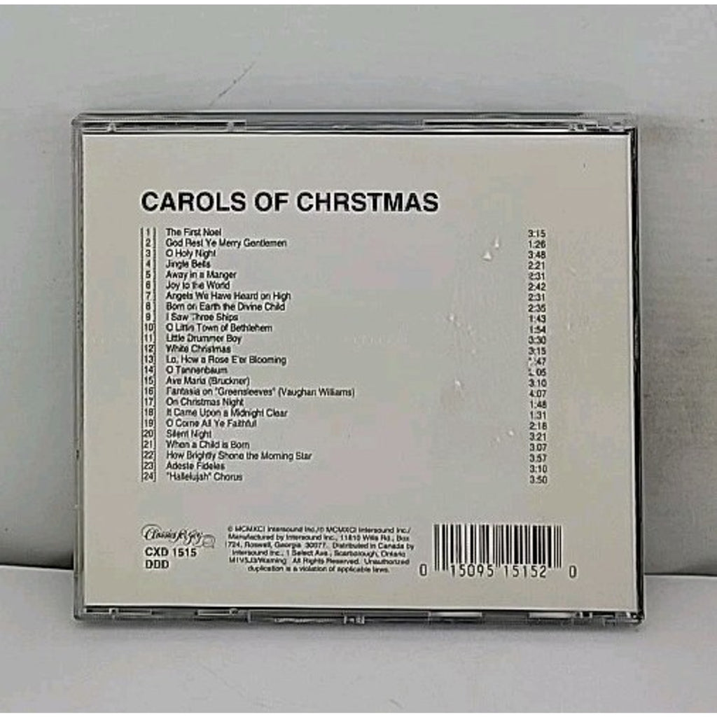 Carols of Christmas Classics for You Music CD