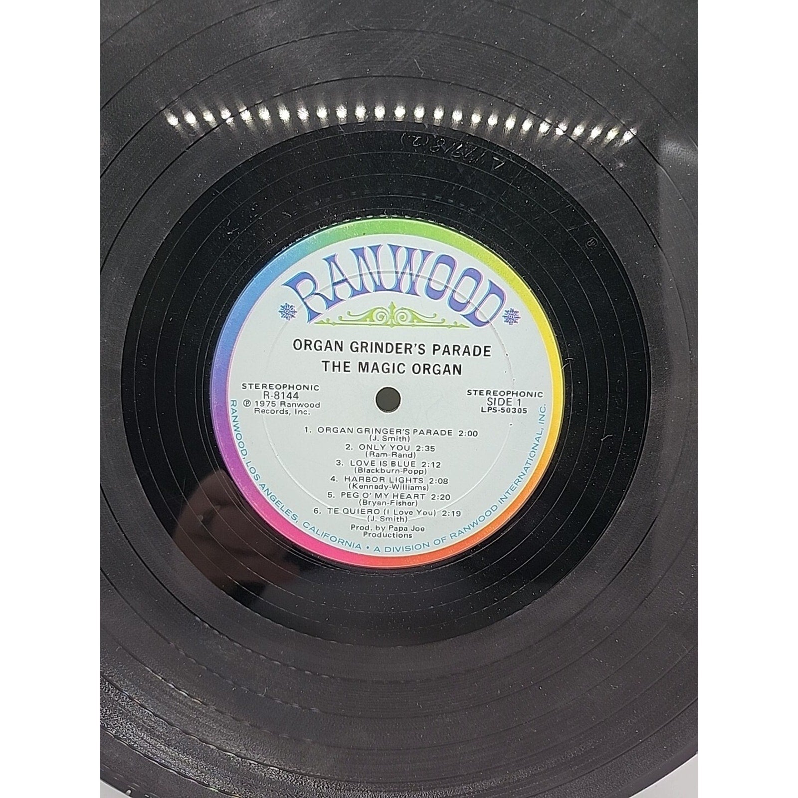 Organ Grinder's Parade The Magic Organ (Record)