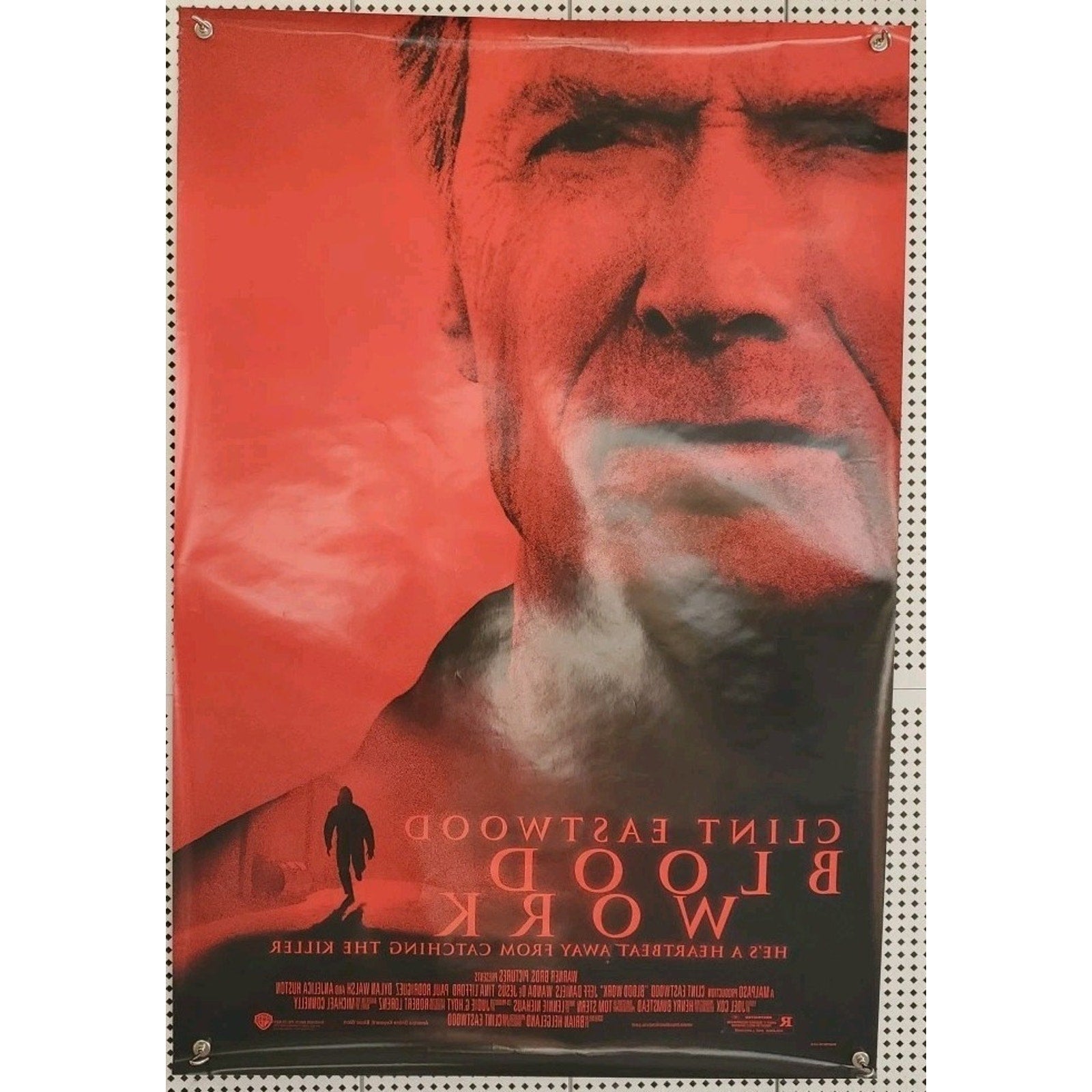 Rolled 2002 Blood Work Movie Poster Clint Eastwood Jeff Daniels 27x40