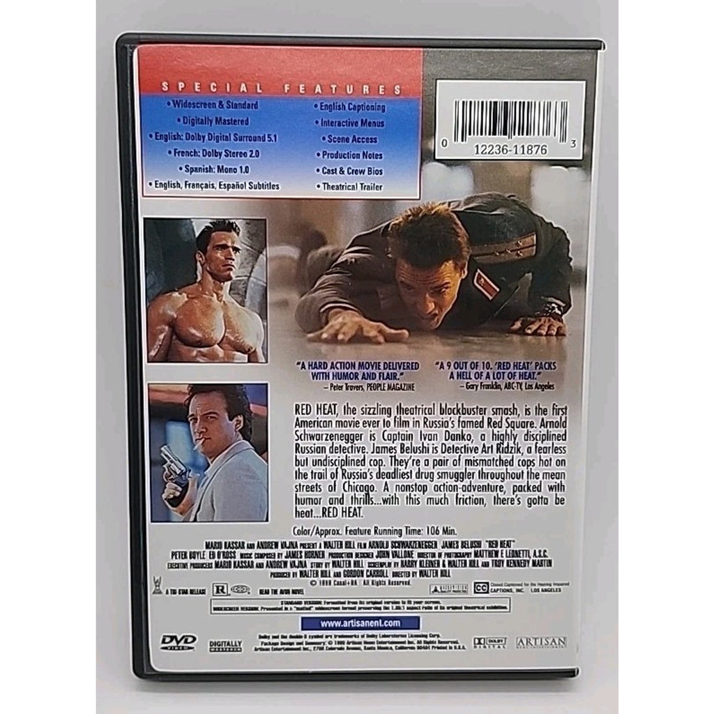 Red Heat (DVD, 1988)
