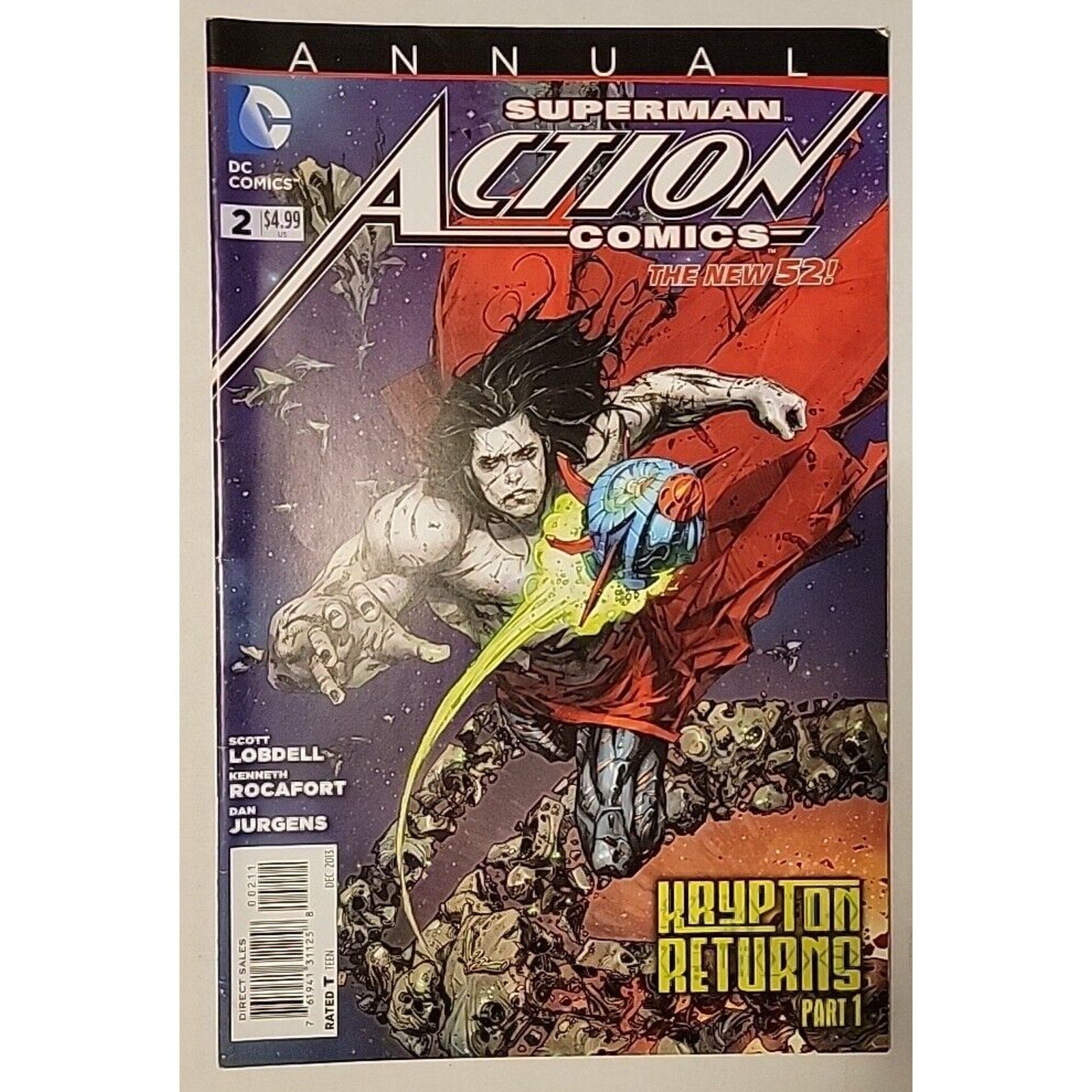 New 52! Superman Action Comics (DC Comics, Annual 2013) #2 Krypton Returns