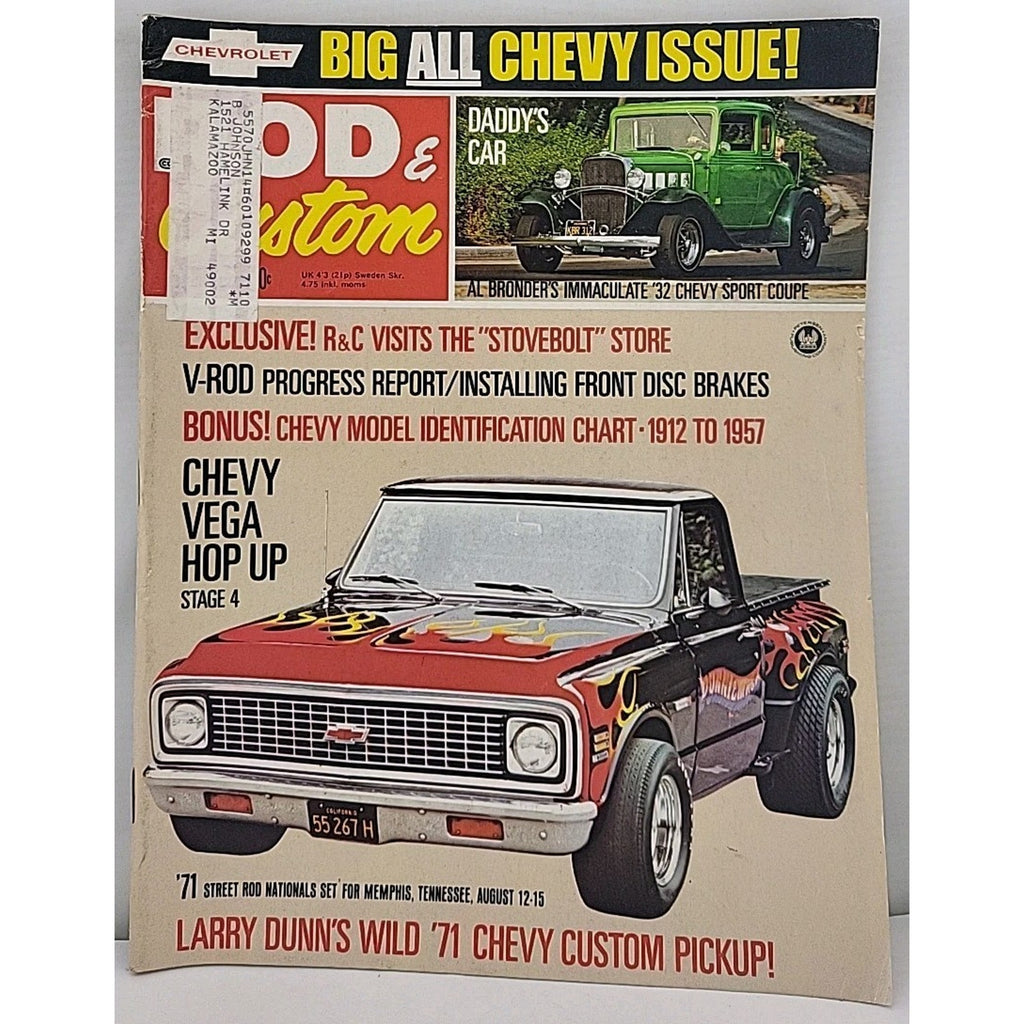 Rod & Custom Magazine - April 1971 - Vol. 19 No. 4